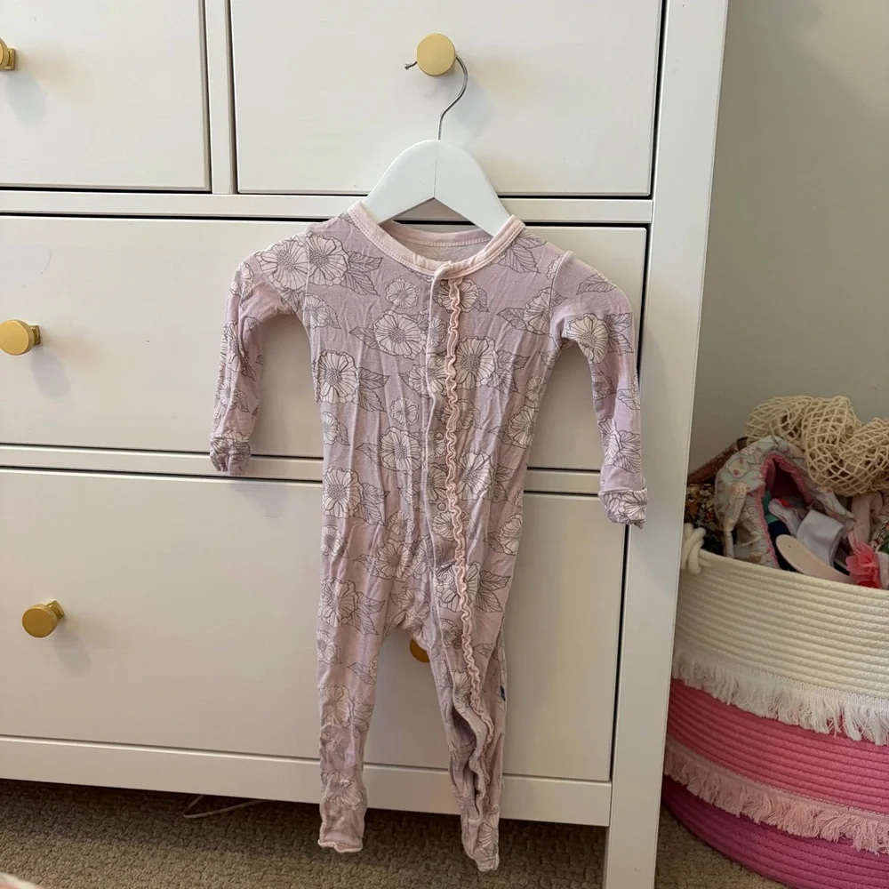 Kickee Pants Floral One Piece Size 12-18 Months